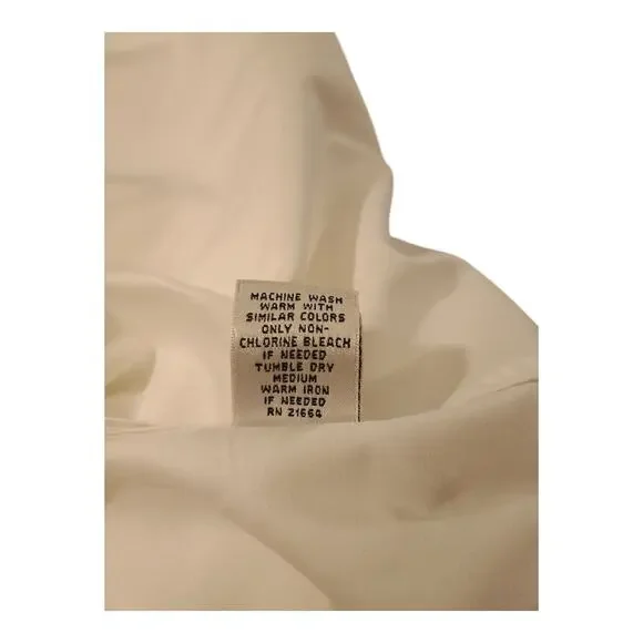 Turnbury 100% Cotton Button Up Shirt Long Sleeve White Sail Boat Size Large EUC - Picture 8 of 13